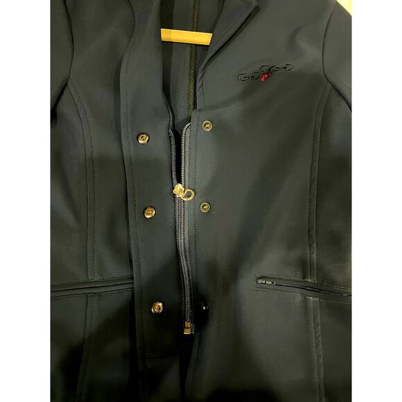 Cavalleria Toscana Kids Equestrian Navy Show Riding Coat - Picture 5 of 7